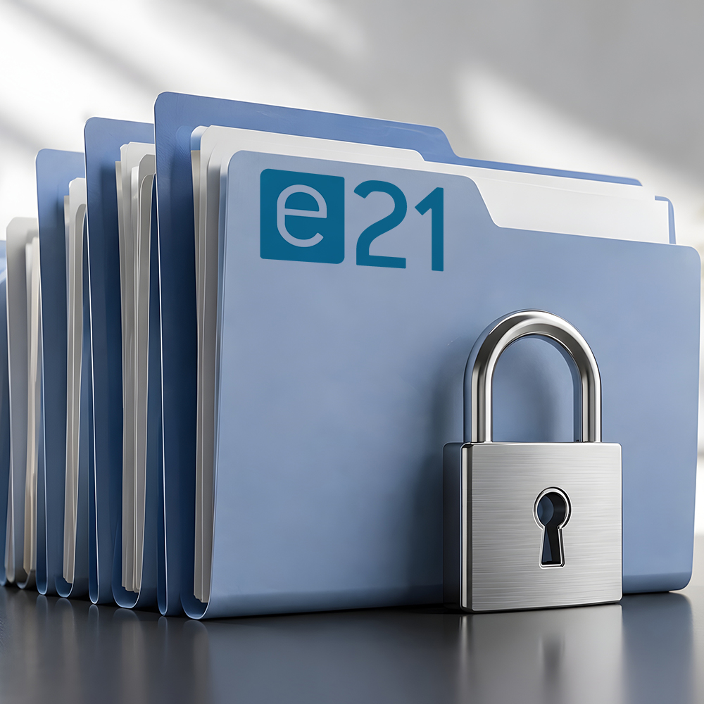 Icon of the case study for e21 Private Files